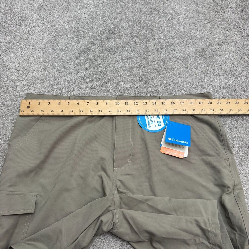 Columbia Battle Ridge Flex Omni-Shade UPF 50 Cargo Shorts Mens 40 Gray Outdoor - Picture 11 of 16